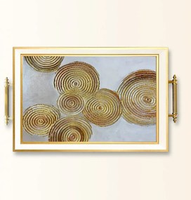 Üveg tálca, 38×24 cm – TPB9846