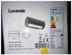 Lucande Lucande - LED Kültéri fali lámpa BOHDAN LED/11W/230V IP65 LW1103