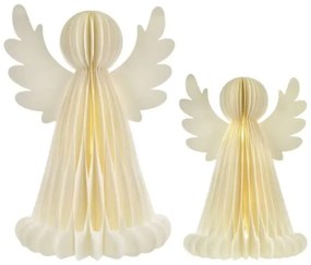 LED karácsonyi dísz 20×LED/6×AA, angyalok
