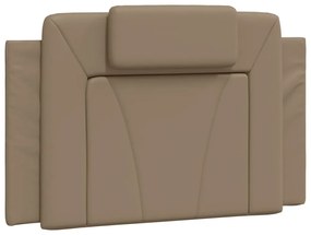 cappuccino színű műbőr fejtámla párna 80 cm