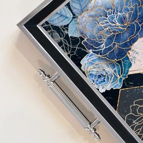 Üveg tálca, 38×24 cm – TPG9906
