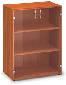 ProOffice közepes üvegszekrény 80 x 45,8 x 106,3 cm, cseresznye