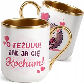 Prémium Arany Bögre Valentin napra Szeretlek Ajándék