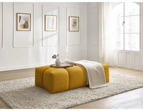 Mustársárga zsenília lábtartó Everest – Bobochic Paris