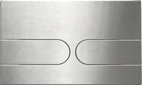 Öblítőgomb T3 szálcsiszolt acél Jomo Werit Jomo Tech wc-hez