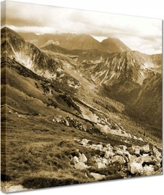 Vászonkép 30x30 Tátra Lengyel hegyek Kilátás