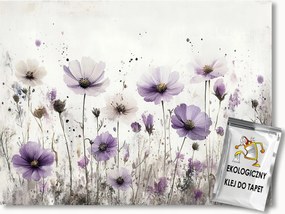 Fotótapéta Flizelina Természet Kert Lila Virágok Kozmosz 300x210 ragasztó