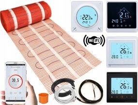 Fűtőszőnyeg szett 5m2 170W/m2 Warmo vezérlő digitális Wifi