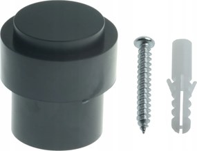 Ütköző Csavarozható Fekete Modern Robusztus Ütköző Ajtóütköző