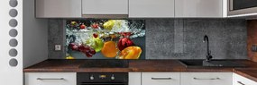 Konyhai hátfalpanel Gyümölcsök és zöldségek pksh-43487877