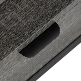 CT-I1201 szürke tölgy MDF dohányzóasztal 100 × 50 × 48 cm