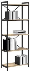 Könyvszekrény sonoma tölgy 60 x 30 x 153 cm Faanyag