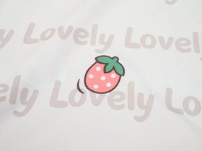 AUTÓK LOVELY rózsaszín pamut baba ágyneműhuzat
