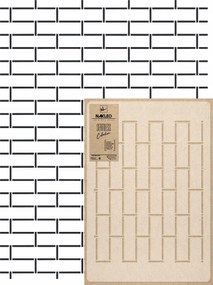 Festősablon Ismételhető Többször felhasználható 59x95cm Tapéta Fal Tégla Fal