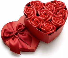 Flowerbox Szappanvirágok Csokor Ajándék Valentin nap Nőnap Flower box