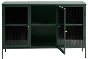 Bronco zöld fém tálalószekrény, magasság 85 cm - Unique Furniture
