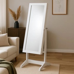 Ékszertartó szekrény tükörrel 34 x 35,5 x 120 cm