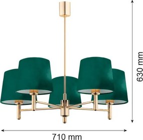 Argon PONTE PLUS 2145 Asztali lámpa 5x15W(Max)/E27 IP20