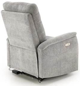 JAMAL elektromos relax fotel szürke