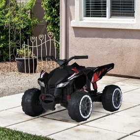 Elektromos quad gyerekeknek, 12V, fekete