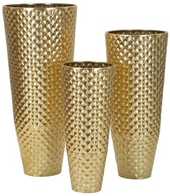 Vázatartó glotty készlet3 db ø 48x110-40x93-33x77cm