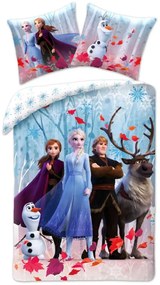 Disney Jégvarázs Leaf ágyneműhuzat 140×200cm, 70×90 cm