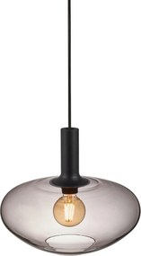 Nordlux Alton 35 függeszték E27 60W füstüveg fekete 35cm