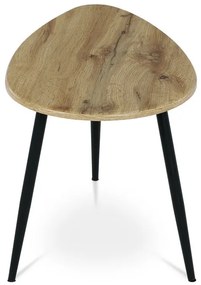 Tárolóasztal 60×40 cm, MDF, Tölgy. AF-3011 OAK