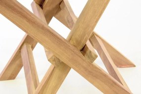 DIVERO Kerti szék összecsukható 4 db tíkfa