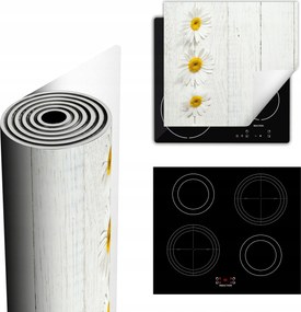 Tűzhelyvédő Szőnyeg Több Helyet Biztosít 60x52 fehér fa