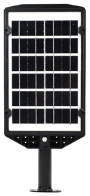 Erős 180W Nagy Fényű 286LED SMD Fehér Fényű Napelemes Világítás Mozgásérzékelővel és Távirányítóval W7101A-4 – fekete