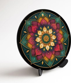 DUBLEZ | Fából készült mandala a falra - Belső út