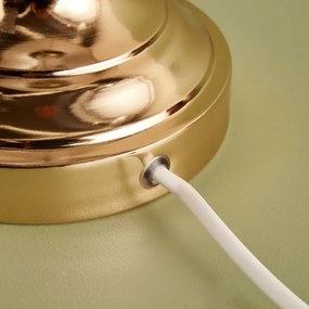 Asztali lámpa AYD 1xE27/40W/230V bézs/arany