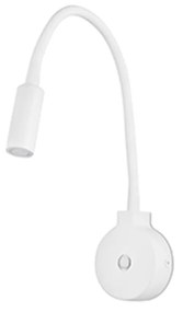 FARO PIXIE fali lámpa, fehér, 2700K melegfehér, beépített LED, 3W, IP20, 24015