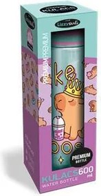 Kulacs, 600 ml, LIZZYSULI, Lollipop Capybara, zöld-lila (TICKULCB)