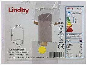 Lindby Lindby - LED Fali lámpa JENKE 2xLED/2,5W/230V LW1487