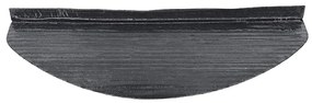 30 db fekete öntapadó lépcsőszőnyeg 56 x 17 x 3 cm