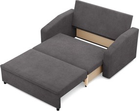 Zeus kanapé, kordbársony, hab töltet, döntött kartámasz, szürke