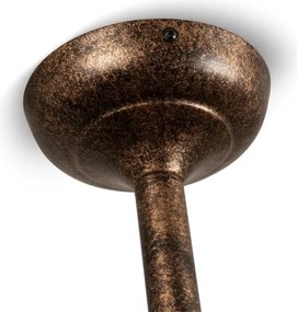 BRILAGI - Rúdra szerelt csillár FORGE 3xE27/60W/230V patinás/rézszínű