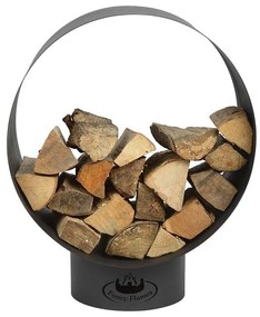 Kör alakú fém fatároló, 58 cm átmérőjű