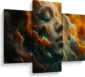 Kép - Arc az űrben (90x60 cm)