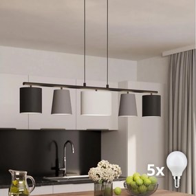 Eglo 98588 - LED kábeles csillár ALMEIDA 5xE14/25W/230V