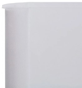 homokfehér 9 paneles szövet szélfogó 1200 x 160 cm