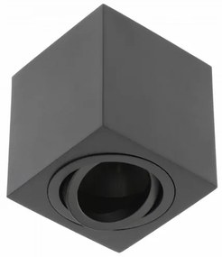 Lámpa Mennyezeti lámpatest AVEIRO BIS, max. 250V, 50/60Hz, 80x80x90mm, IP20, max 20W, négyzet, fekete