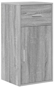 Szürke Sonoma Sarokasztal 102x88x75 cm Műgyanta