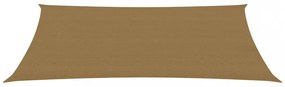 tópszínű HDPE napvitorla 160 g/m² 2 x 4,5 m