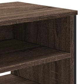 barna tölgyszínű szerelt fa TV-szekrény 180 x 34 x 41 cm