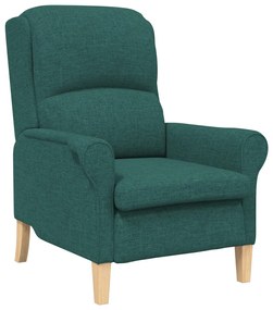 Modern Karosszék Sötét Zöld Szövet, Fa Standard Ergonomikus
