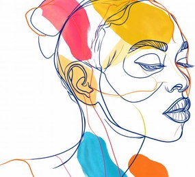 Poszter 20x15cm Kontúros szavak