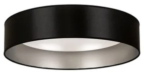 Duolla - LED Mennyezeti lámpa ROLLER LED/24W/230V átm. 45 cm fekete/ezüst